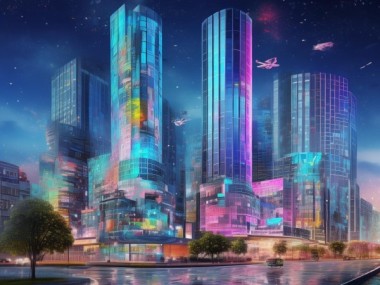 创新与科技的交融，松北区创新二路与科技二街的璀璨交汇