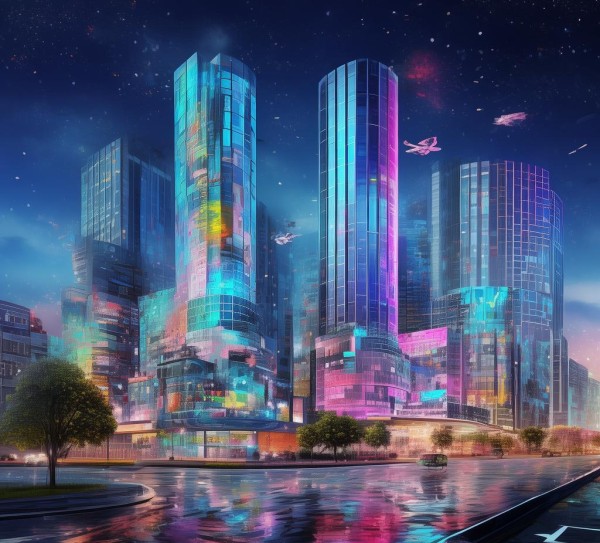 创新与科技的交融，松北区创新二路与科技二街的璀璨交汇