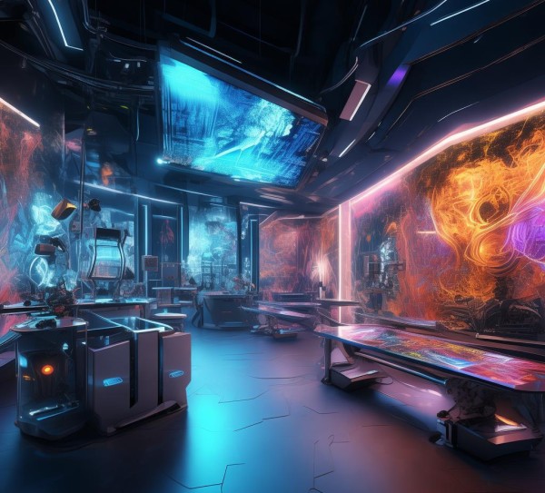 科技与艺术融合的活动室，科技与艺术完美结合的场所